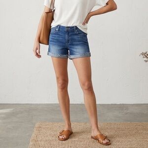 Paige Womens The Jimmy Jimmy Denim 3" Roll Cuff Shorts